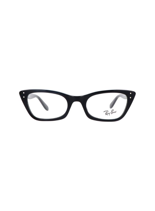 Ray-Ban Women Cat Eye Shape Plastic Eyeglass Frames 2000 - Lens Size: 51 Mm - Black - Image 4