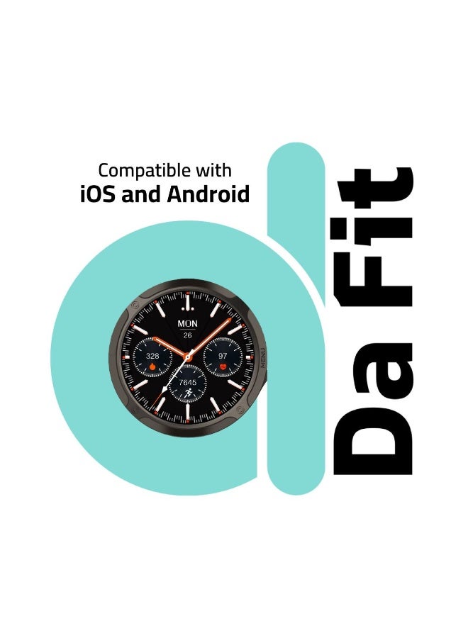 TCH Calling Smart Watch HD2 3D Hero 2 GREY for Men-Women 1.43" 3D AMOLED Display, Bluetooth Call/Message, 150+ Sports Modes, Heart Rate, Sleep Monitor Smartwatches, IP68 Waterproof, 7-Day Battery, 16 Languages Android/IOS - Image 3