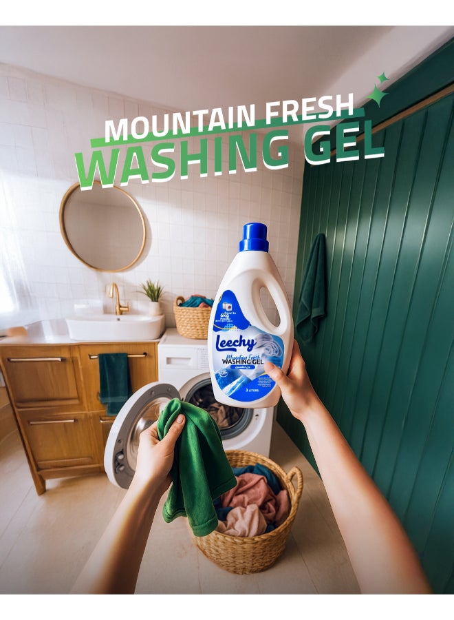Leechy Washing Gel Mountain Fresh 3L - Image 3