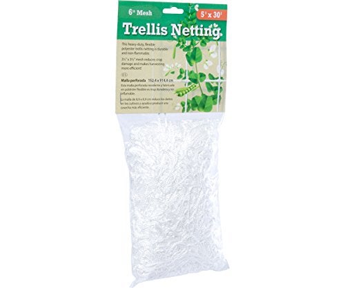 Hydrofarm HGN15S Flexible String, 5'x15', 3.5'' Mesh Trellis Netting, 5' X 15' - Image 1