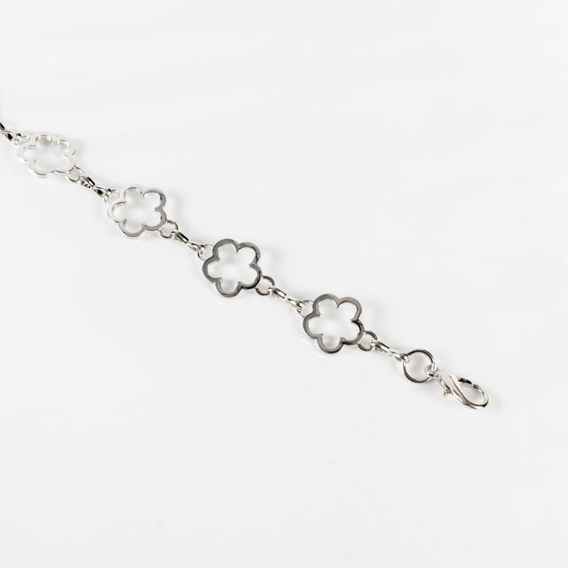 ذا بلاك بيرل اكسسوريز حزام معدن حريمي فضي - Image 3