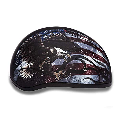 Daytona HELMETS Motorcycle Half Helmet Skull Cap- USA 100% DOT Approved - Image 4