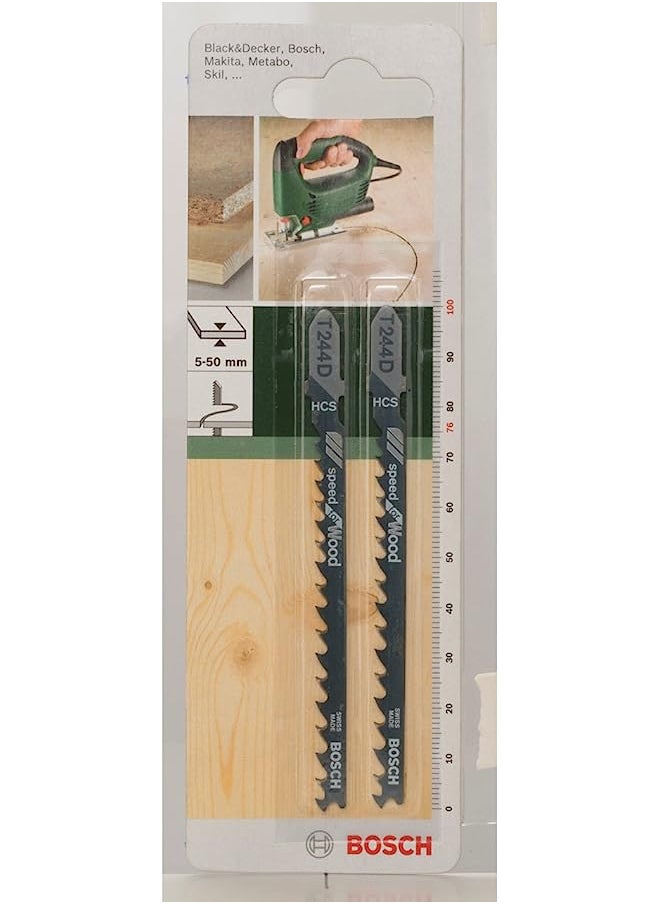 BOSCH - T244D Jigsaw Blade Hcs - 2 609 256 719 - Image 1