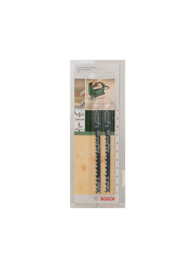 BOSCH - T244D Jigsaw Blade Hcs - 2 609 256 719 - Image 1