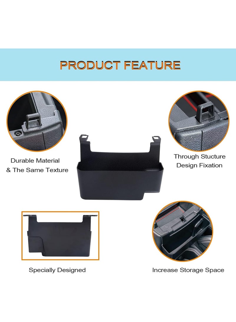 Center Console Hanging Box Compatible with JEEP Wrangler JL/JLU 2018-2023 2024 2025 and JEEP Gladiator JT Truck 2020-2024 2025 Organizer Tray Armrest Storage Accessories (Not for JK/JKU) - Image 3