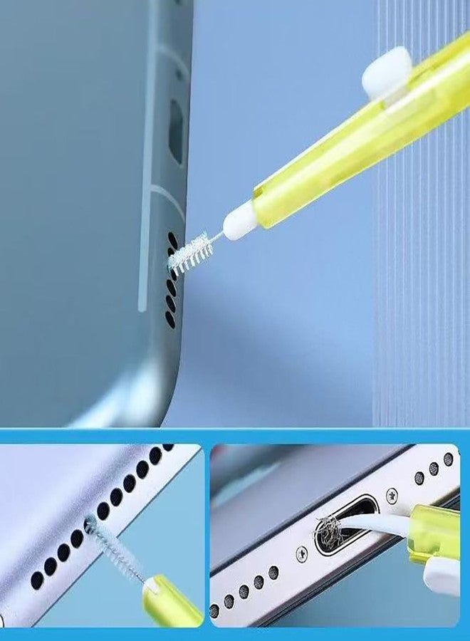 iyanzi 5 Pack Cell Phone Cleaning Kit iPhone Charging Port Dual Side Cleaning Tools, Anti-Clogging Mini Brushes & Hook Cleaner for iPhone Speaker and Receiver, Multi Tool Compatible with AirPods Camera - Image 4
