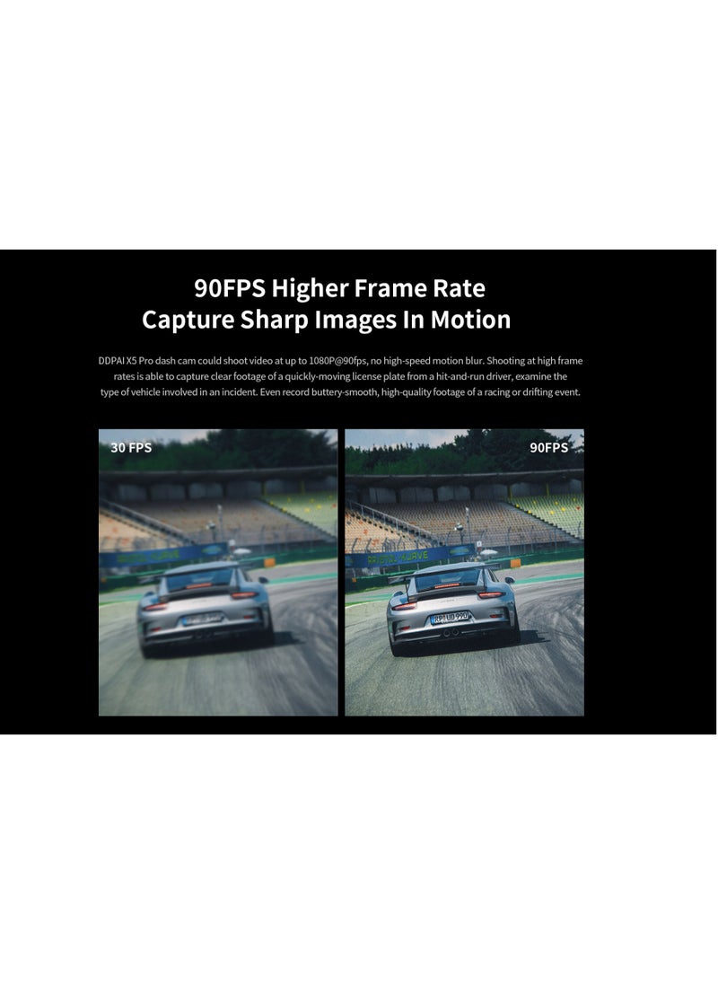 ddpai - DDPAI X5 Pro 4G Connection 4K UHD Dual Channel Recorder, WiFi,GPS,ADAS Technology Car Dash Cam - Image 1