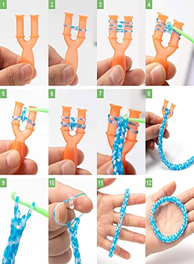 Silicone Rubber Bands Kit – 5870 Pieces for Making Bracelets and Necklaces - Image 1