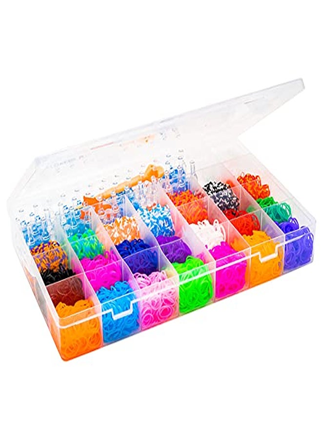 Silicone Rubber Bands Kit – 5870 Pieces for Making Bracelets and Necklaces - Image 2
