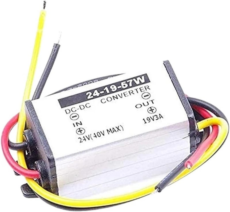 24V to 19V 5A 10A 20A 30A 40A Step Down Converter 24 Volt Reducer 19 Volt Voltage Regulator Laptop Power Supply for Car(1A No1 ABS Plastic) - Image 3