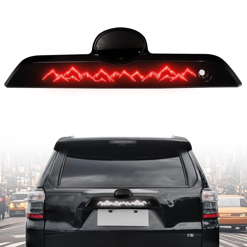 BreTrewri LED Rear Trunk Tail lights For Toyota 4Runner 20102023 Rear License Brake Stop Light Lamp AssemblyPlayPlug Circle Hole Button Type - Image 3