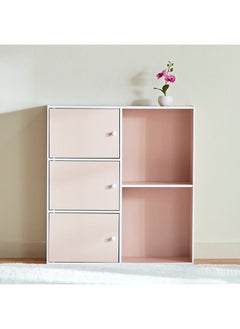 Home Box وحدة تخزين فانيلا جونيور بـ 3 أبواب مع 2 رف مفتوح 29.8x89x82 سم  - Image 3