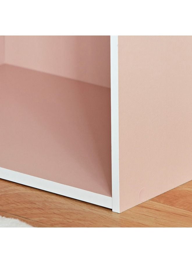 Home Box - Vanilla Junior 3-Door Storage Unit with 2 Open Shelves 29.8x89x82 cm - Image 1