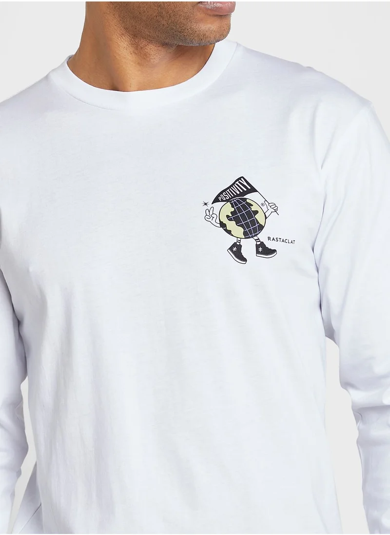 Rastaclat Mr. Positivity Crew Neck T-Shirt