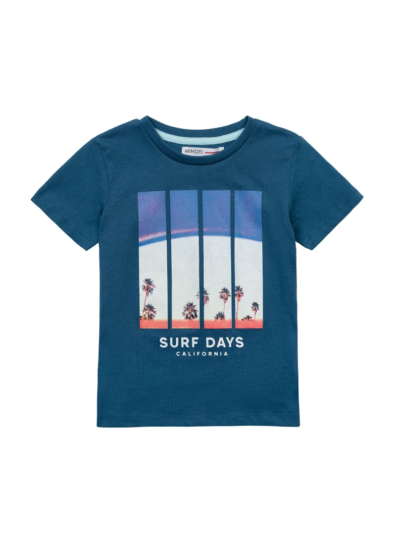 مينوتي Kids Boys Classic T-Shirt With Print