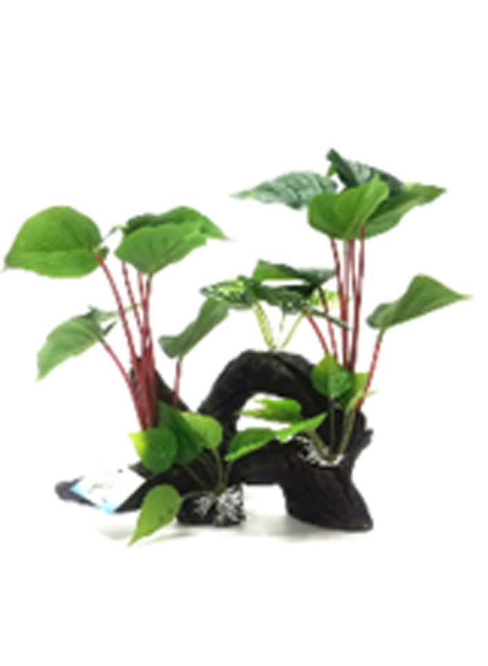 Generic Tankii Aquarium Artificial Plant Anubias 