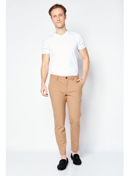 Men Slim Fit Solid Chino Pants, Light Brown - pzsku/ZECFB5B6E9758F987C4D0Z/45/_/1724350941/8eb7b3ae-8850-4f9f-bc9d-80559fe51734