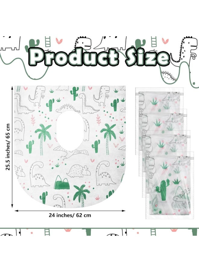 TRASSLE 50 Pcs Toilet Seat Covers Disposable,Waterproof Toilet Cover for Toddlers & Adults, Portable Potty Training Liners for Kids Travel Accessories for Public Restroom - Image 2