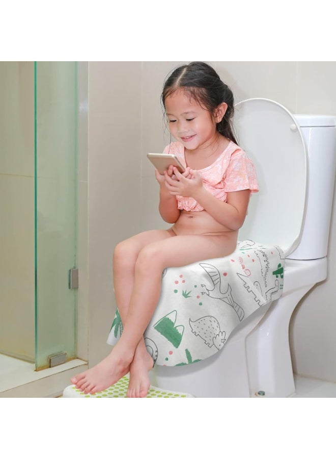 TRASSLE 50 Pcs Toilet Seat Covers Disposable,Waterproof Toilet Cover for Toddlers & Adults, Portable Potty Training Liners for Kids Travel Accessories for Public Restroom - Image 5