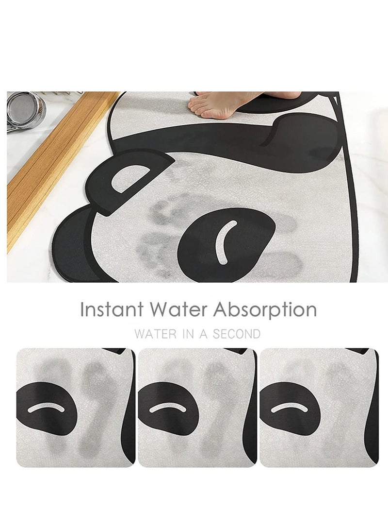Hi homey cat Cartoon shape Super absorbent soft non-slip quick drying floor Bath Mat  - Image 2