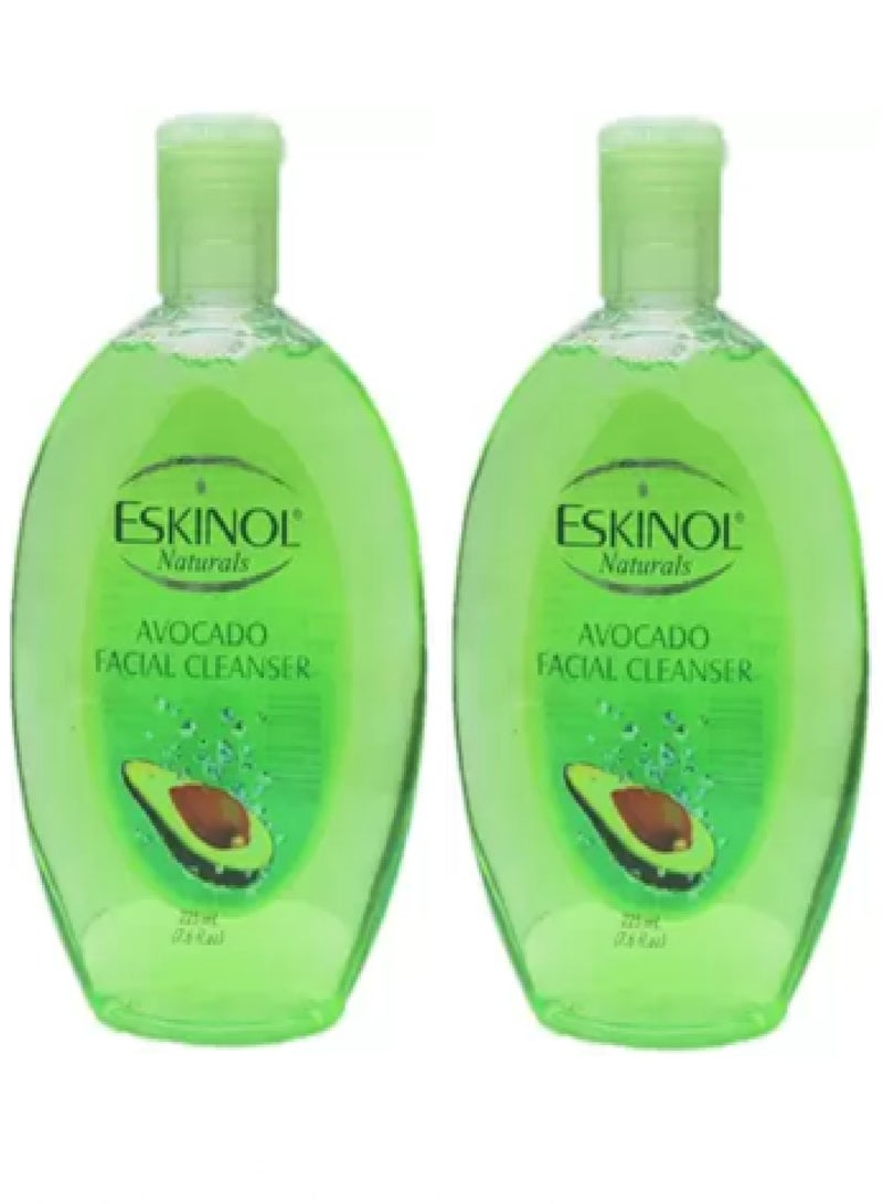 Eskinol 2 Pieces Of Avocado Facial Cleanser 2X225ml