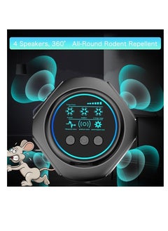 AMBERJACK Ultrasonic Pest Repeller, Plug in Squirrel Repellent, Indoor Rodent Repellent, Indoor Ultrasonic Rodent Mice Repellent, Mouse Deterrent Rat Control Bat Removal for Attic Garage Basement Crawl Space  - Image 2
