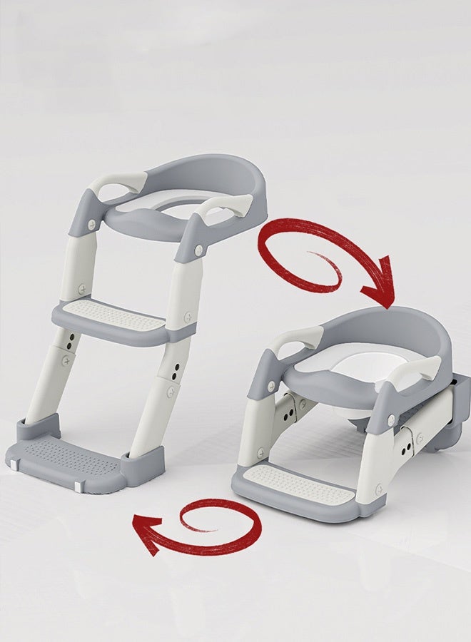 VOGMAX Foldable toilet training seat - Green for Toddler, Potty Training Toilet 2 in 1 Toilet Sea - Image 2