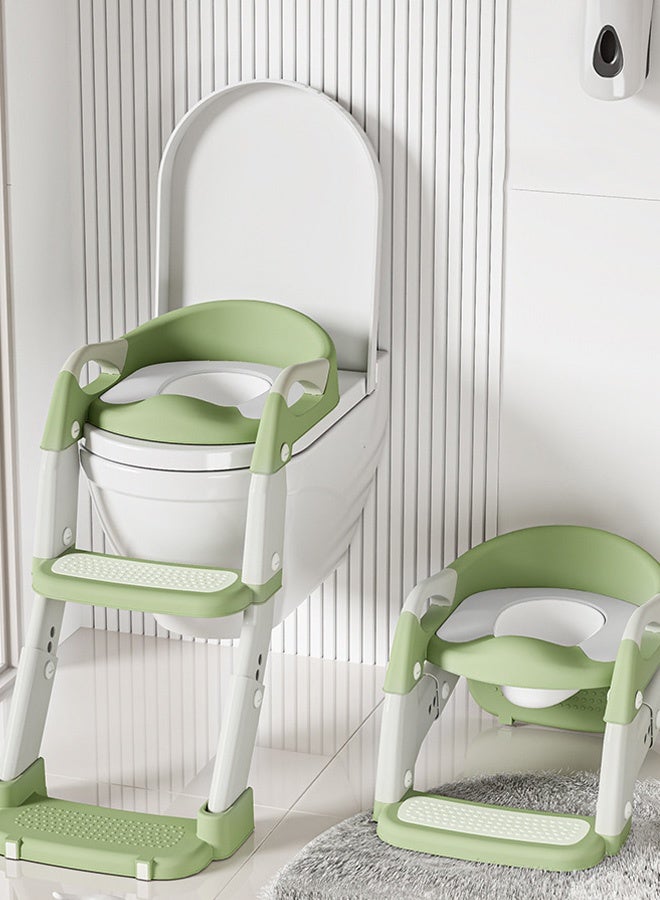 VOGMAX Foldable toilet training seat - Green for Toddler, Potty Training Toilet 2 in 1 Toilet Sea - Image 1