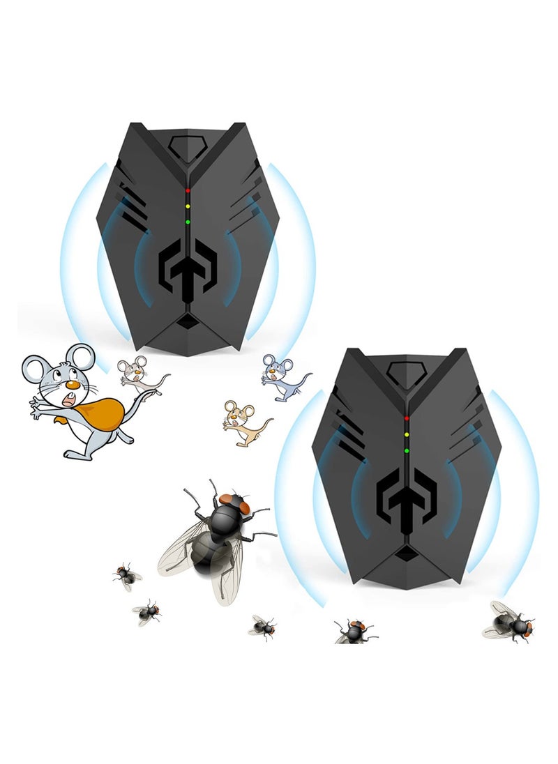 Generic - Dual Ultrasonic Rodent Repeller System Effective Mice Rat Squirrel Prevention Plug-in Device - Image 1