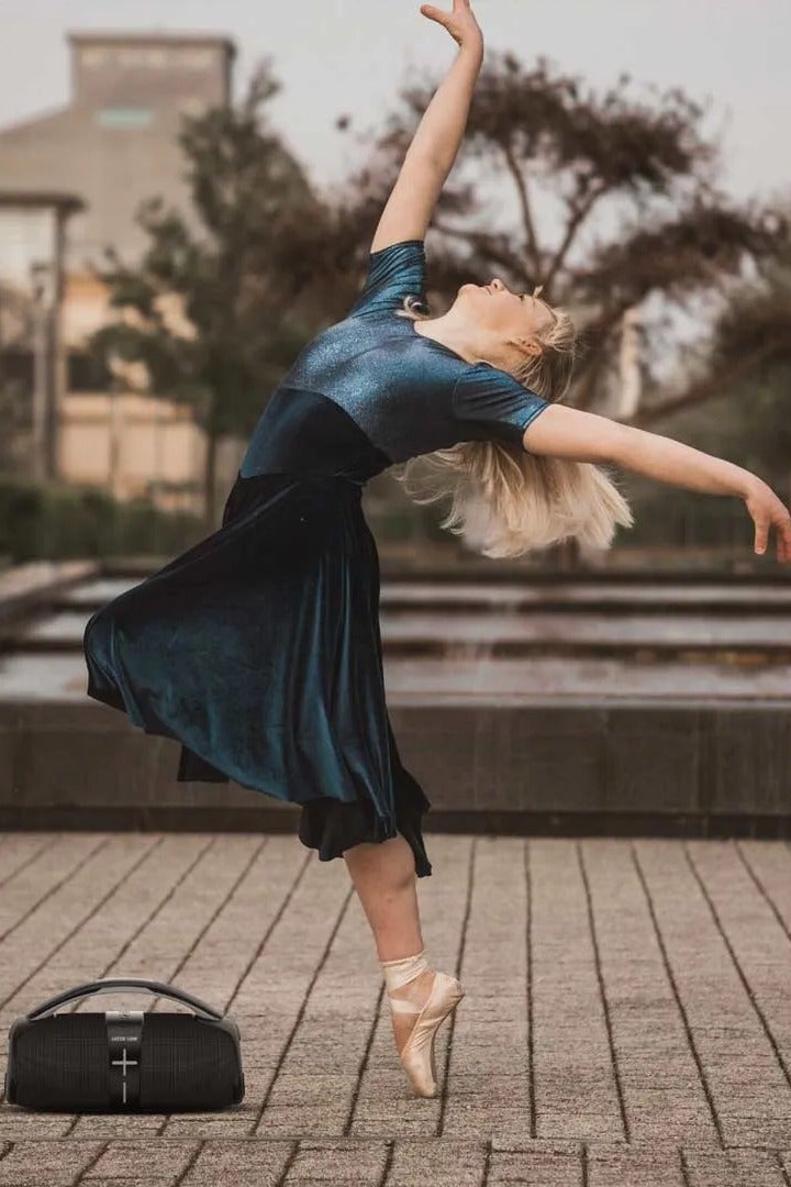 GREEN LION Parma Wireless Speaker /20W Dual TWS Stereo/ JL 5.2 Bluetooth / RGB Lighting / Powerful Immersive Audio and Outdoor Use - Dark Grey - Image 3