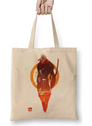 Baskı Dükkanı Print Shop Juggernault Dota 02 Tote Bag Long Handle 