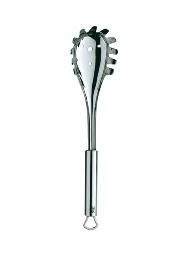 NIBEMINENT Profi Plus Pasta Serving Spoon Silver 32cm - Image 1