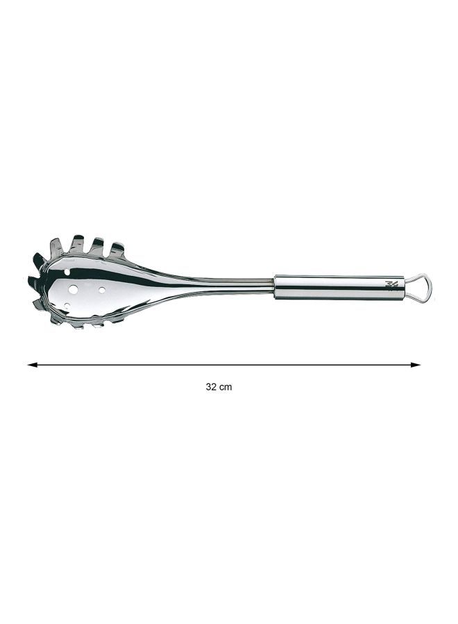 NIBEMINENT Profi Plus Pasta Serving Spoon Silver 32cm - Image 3