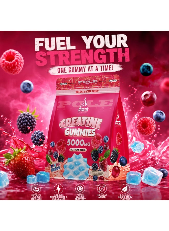 التغذية القطب كرياتين Gummies 5000 ملغ من Pole Nutrition - Image 3