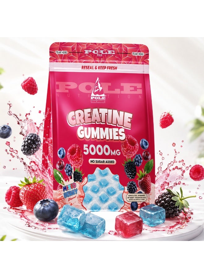 التغذية القطب كرياتين Gummies 5000 ملغ من Pole Nutrition - Image 4