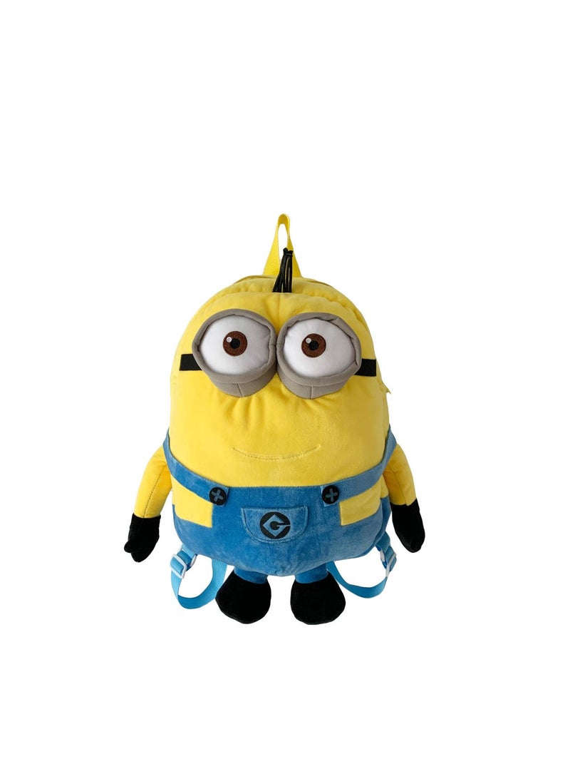 General Minions Children's Plush Backpack Kindergarten Backpack Plush Shoulder Bag Gift For Kids  - Image 1