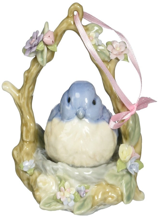 Cg Cosmos SB49057 Fine Porcelain Blue Bird Ornament Figurine, 4-Inch - Image 1