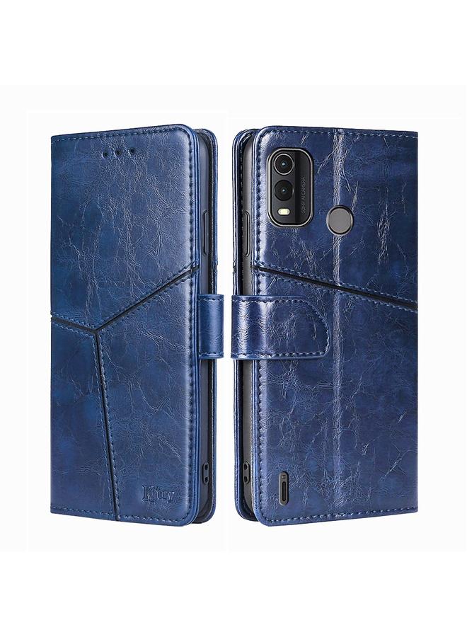 اس-توب جراب هاتف Nokia G11 Plus مصنوع من الجلد بخياطة هندسية - Image 1