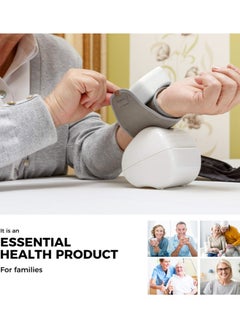 جوشبيرغ جهاز قياس ضغط الدم المزدوج المستخدمين x99 قراءات آلة ضغط الدم مع صوت قابل للتعديل المعصم الكفة BP مراقب للاستخدام المنزلي مع حقيبة حمل  - Image 5