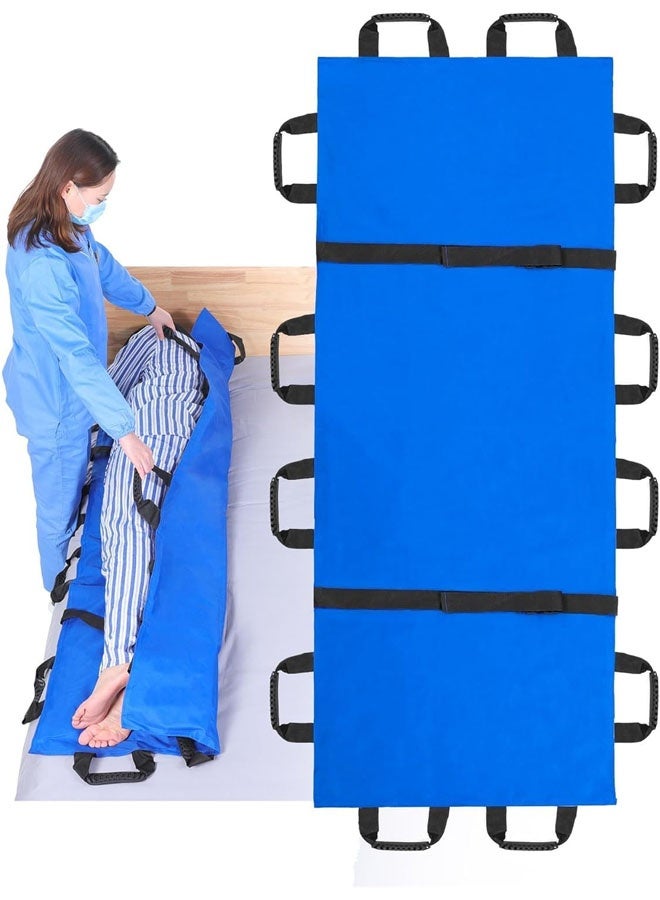 L&E Positioning Bed Pad with Reinforced Handles, Slide Sheets for Moving & Lifting Patients, Lengthen Move Free Transfer Blanket, for Caregiver, Family Aid, Bedridden, Elderly, 70×180CM - Image 1