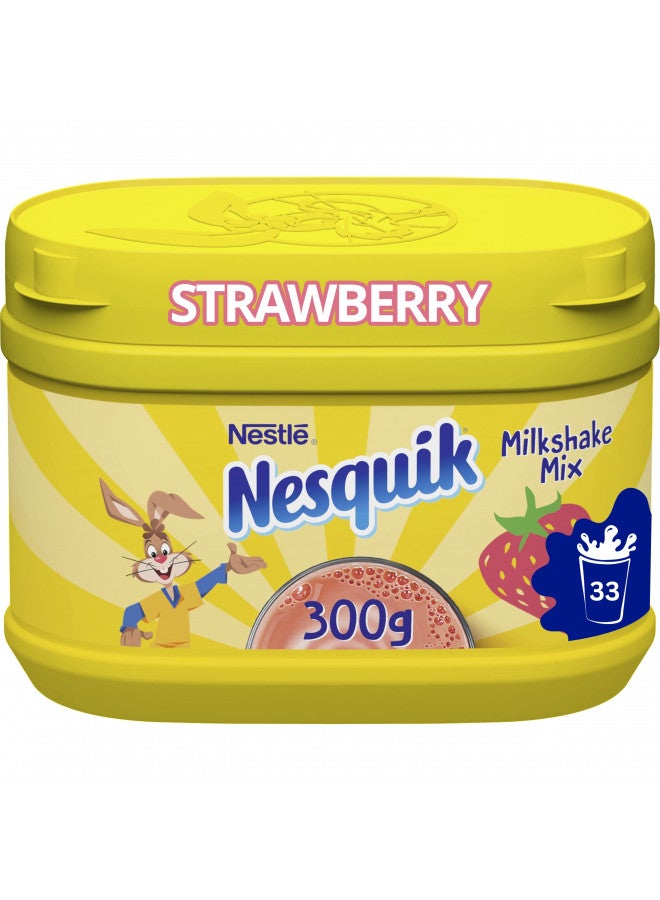 Nesquik Strawberry Milkshake Mix 300g - Image 1
