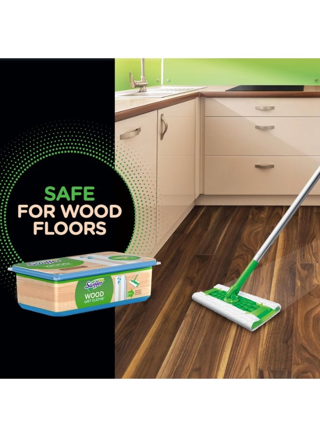Swiffer Swiffer Sweeper Wet Wood Floor Mopping cloths, 20 count - Image 3