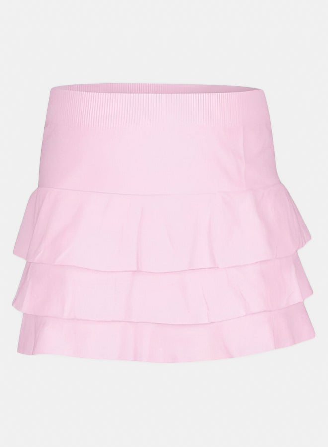 Silvy Lycra Wavy Skirt For Girls - Image 1