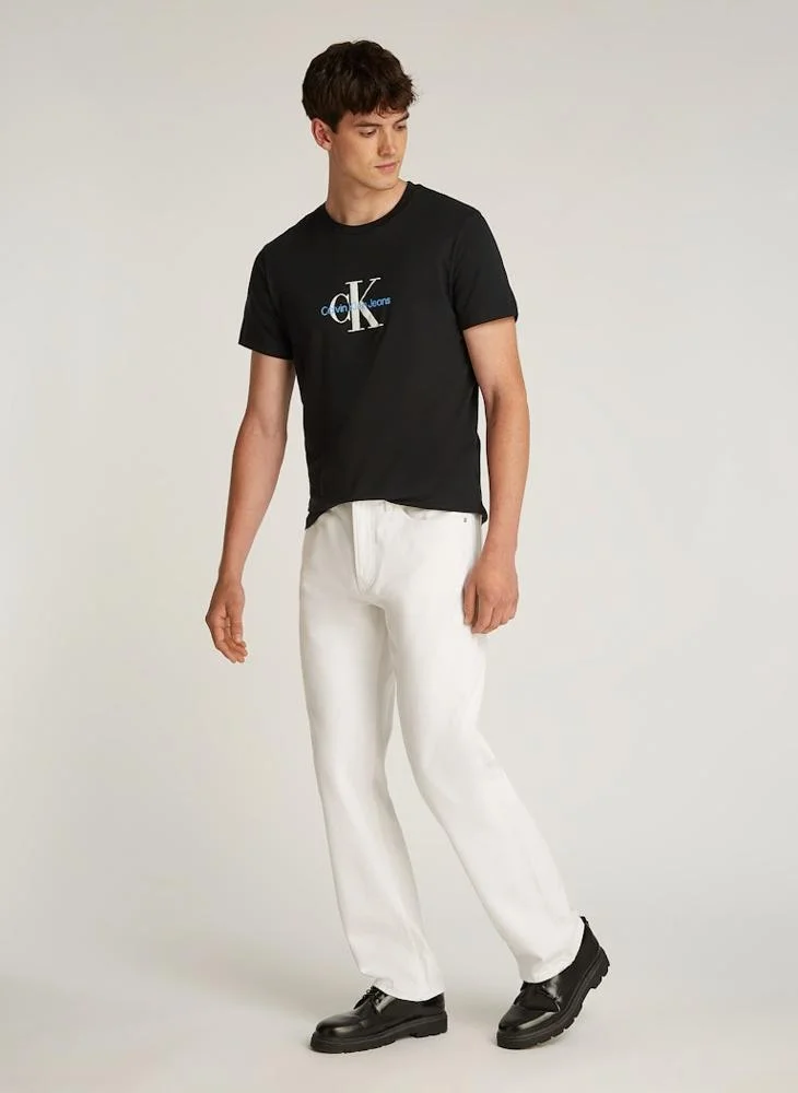 Calvin Klein Jeans Logo Print Crew Neck T-Shirt