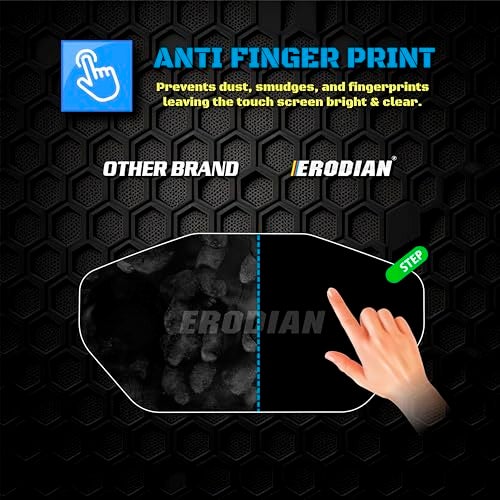 ERODIAN Meter Display Screen Protector, Meter Guard For TVS Jupiter 110 ZX Smart Xonnect Bikes | Scratch Resistant | Water Resistant | HD Clear Vision (1-Free Random 6 inch Keychain) - Image 4
