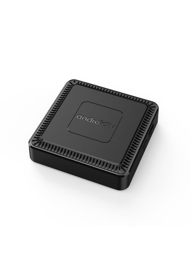 4K Ultra HD Android TV Box with Allwinner H313 Quad-Core Processor, 2GB RAM, 8GB ROM, WiFi 6, and Voice Remote Control – Black - Image 1