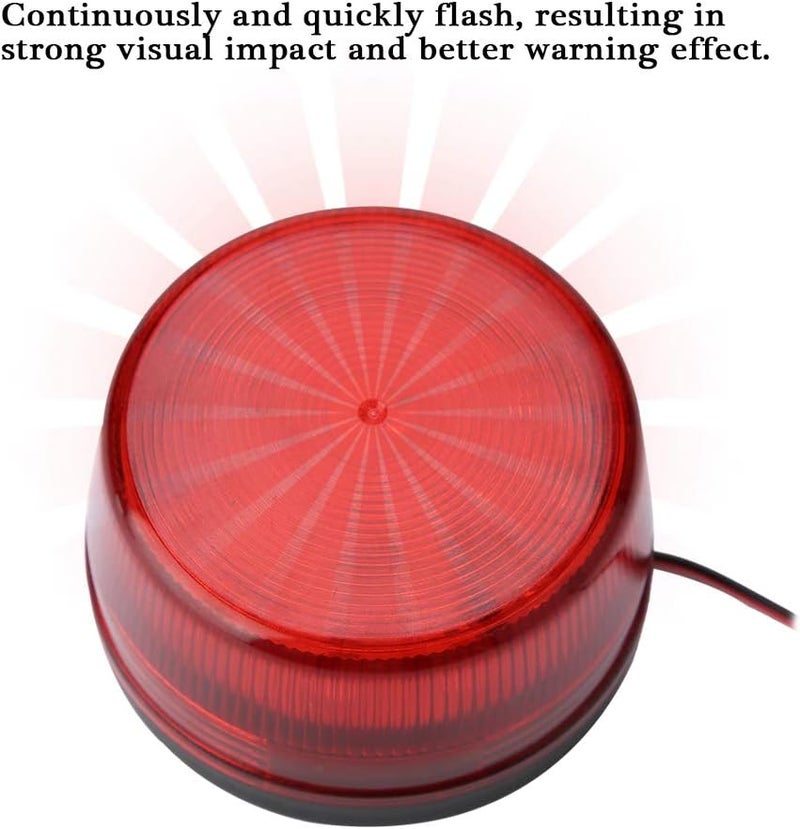 woobles Signal Warning Light Alarm, LED Strobe Light Flashlight Alarm Lamps- - Image 4