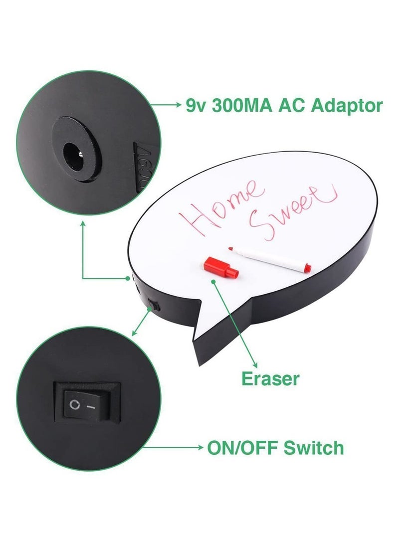 Wownect Message LED Lightbox with Combination Letters, Numbers & USB Cable DIY Light Box [Create Personalized Messages] [Good Night Lamp] Wall Decoration For Party (Bubble Light Box) - Image 3