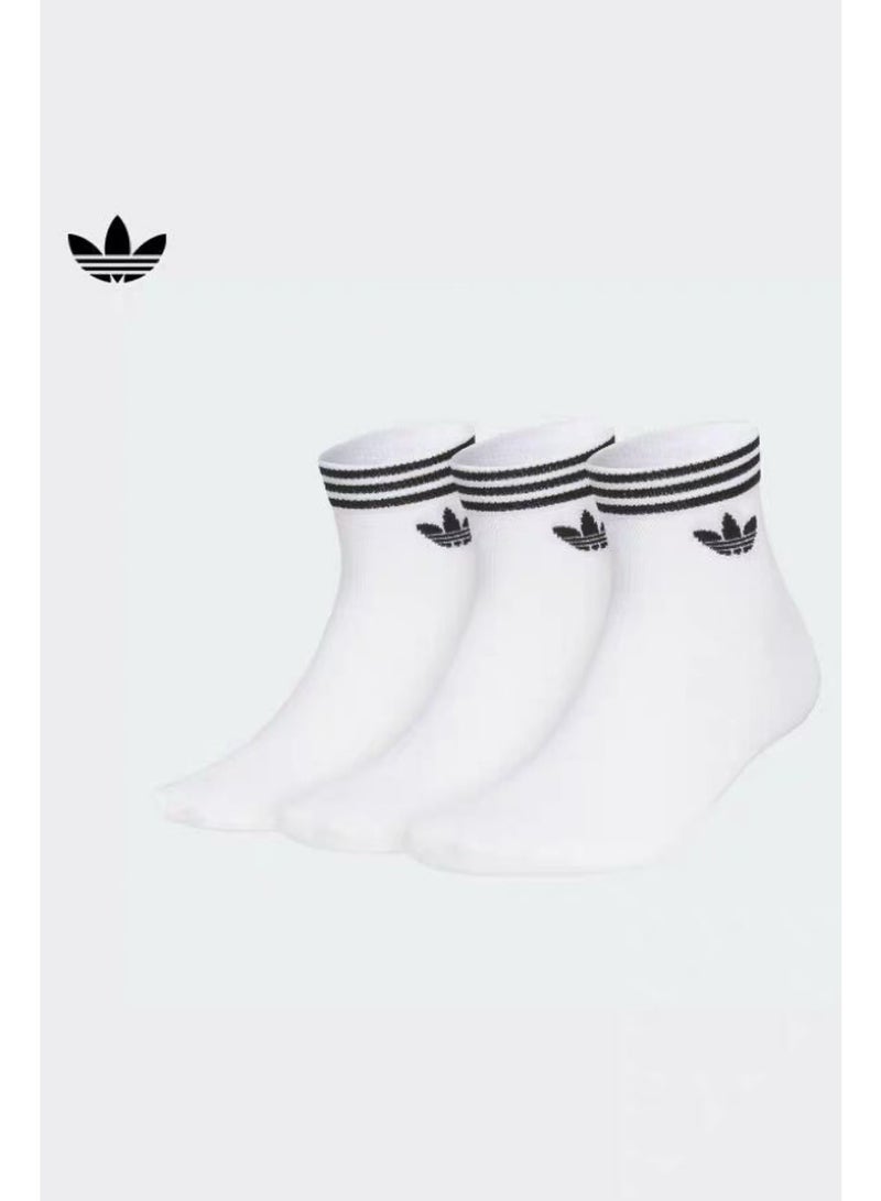 Adidas Three Pair Gift Box Men's and Women's Sports Socks Men's and Women's - Image 1