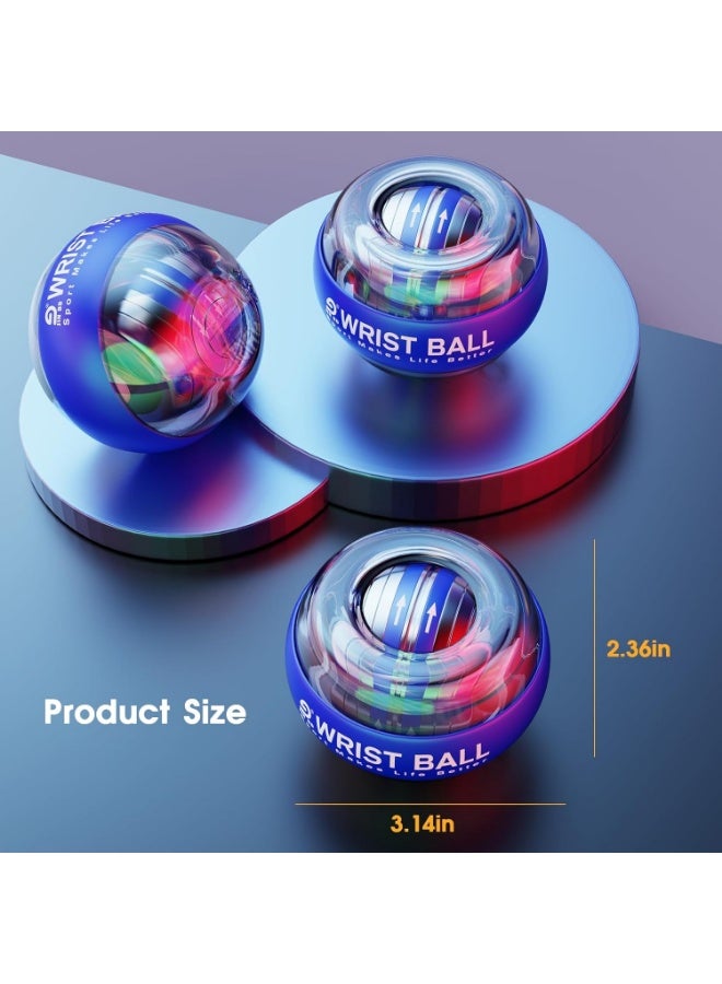 Meetion Wrist Trainer Ball Auto-Start Gyroscopic Forearm Exerciser Gyro Ball for Strengthen Arms, Fingers, Bones and Muscles With Led Light - Image 4